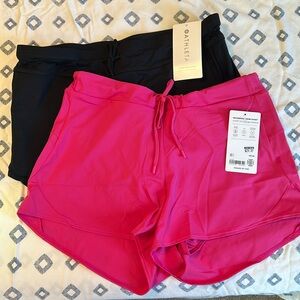 2 pairs Athleta swim shorts - sz M